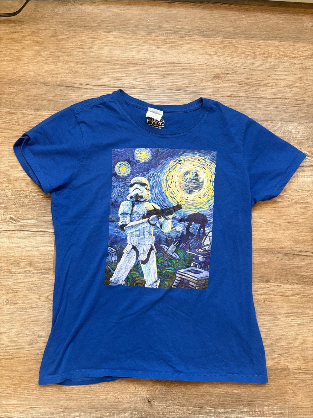 Star Wars Stormtrooper Graphic Tee in Blue Size M